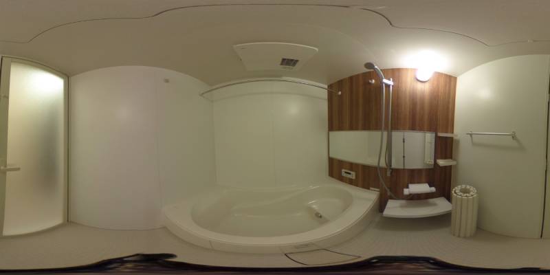 パノラマ画像バスルーム