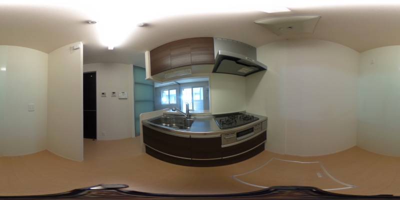 パノラマ画像キッチン