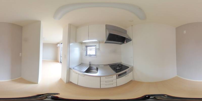 パノラマ画像キッチン