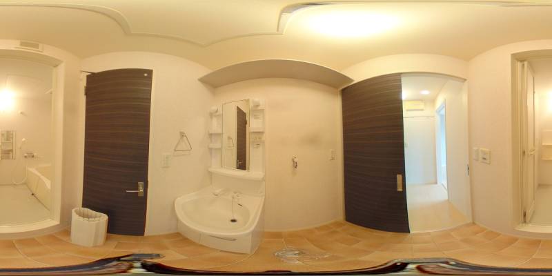 パノラマ画像洗面所