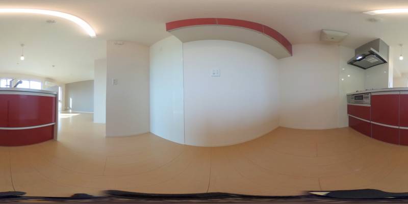 パノラマ画像キッチン