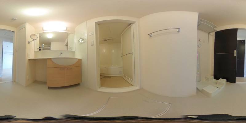 パノラマ画像バスルーム