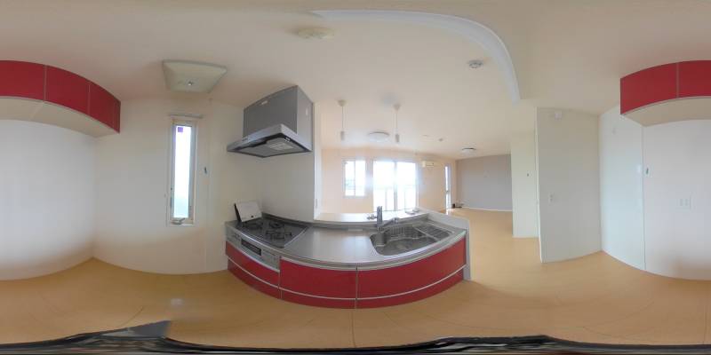 パノラマ画像キッチン