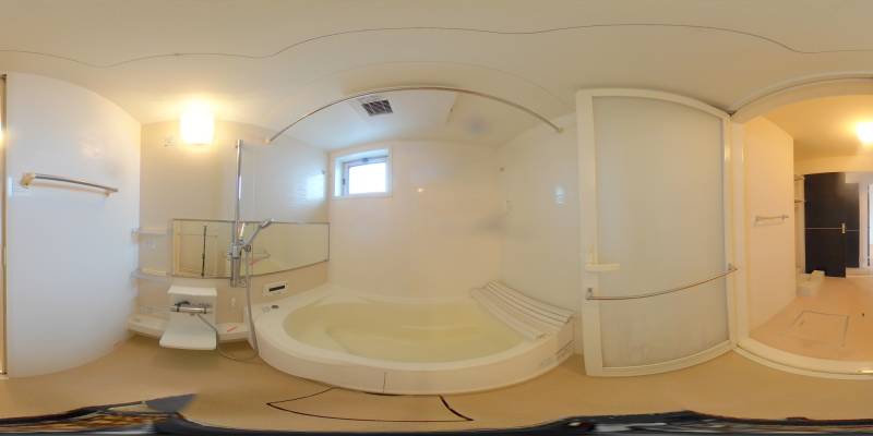 パノラマ画像バスルーム