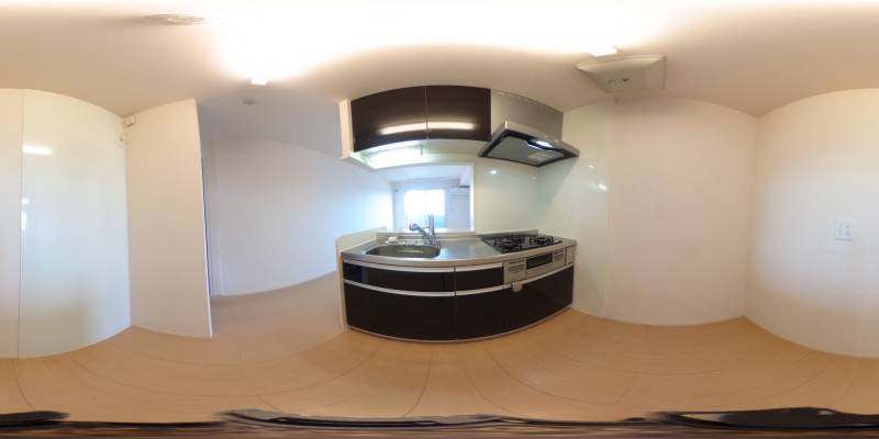 パノラマ画像キッチン