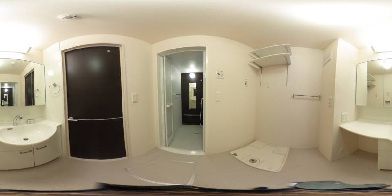 パノラマ画像洗面所