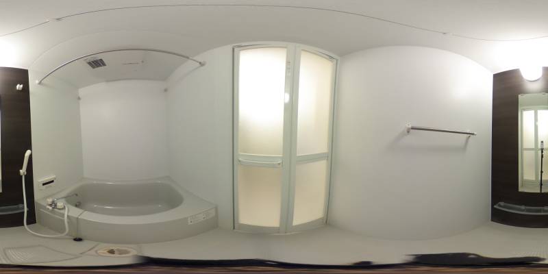 パノラマ画像バスルーム