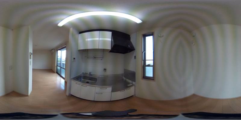 パノラマ画像キッチン