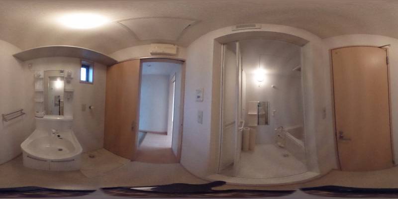 パノラマ画像バスルーム