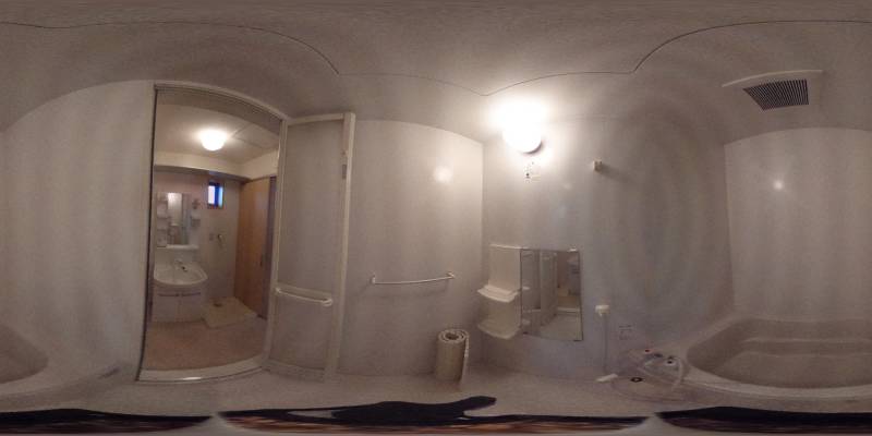 パノラマ画像バスルーム