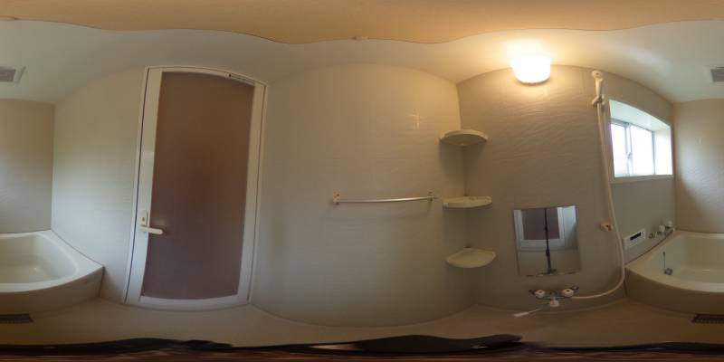 パノラマ画像バスルーム