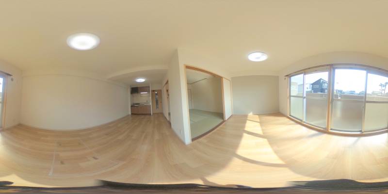 パノラマ画像リビング