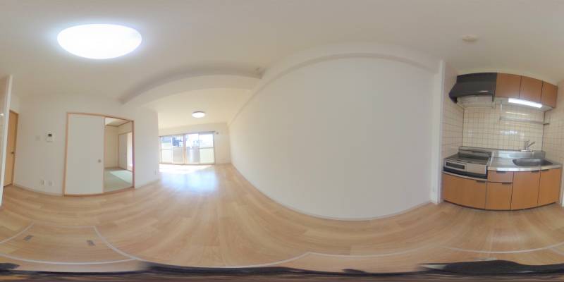 パノラマ画像キッチン