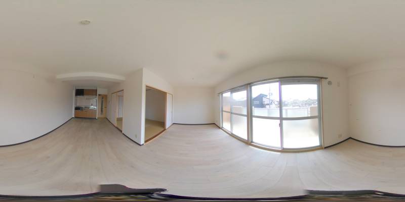 パノラマ画像リビング