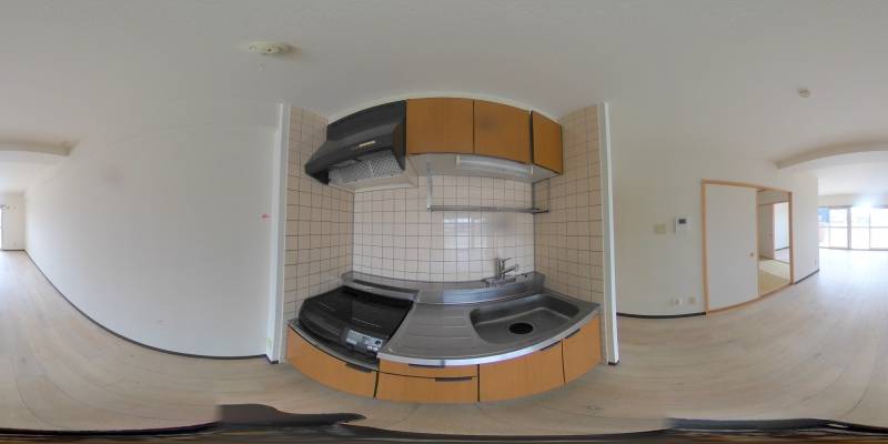 パノラマ画像キッチン