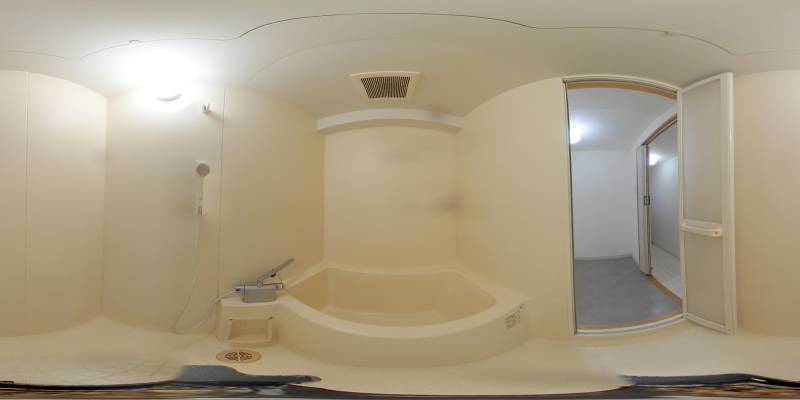 パノラマ画像バスルーム