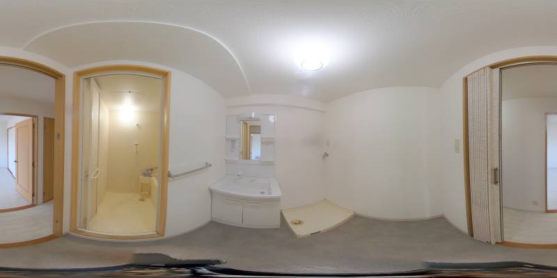 パノラマ画像洗面所