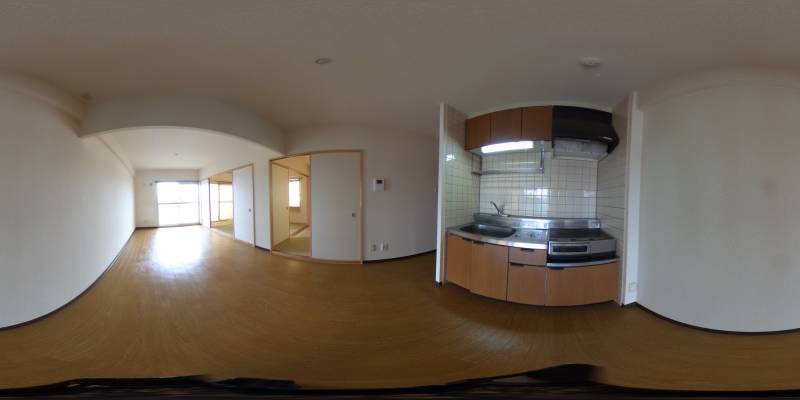 パノラマ画像キッチン