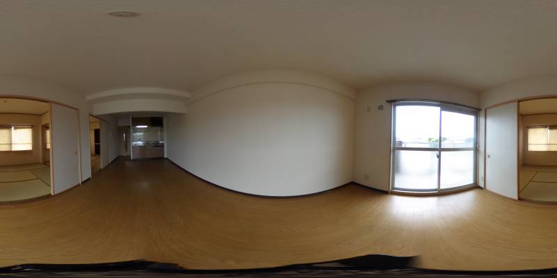 パノラマ画像リビング