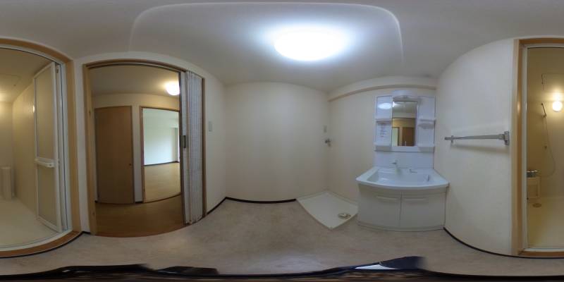 パノラマ画像洗面所