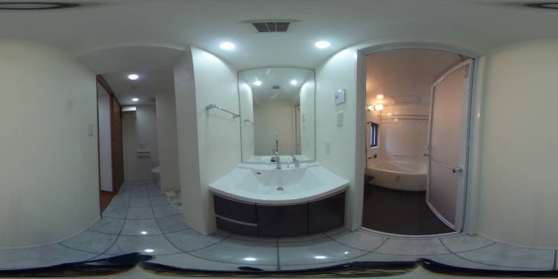 パノラマ画像洗面所