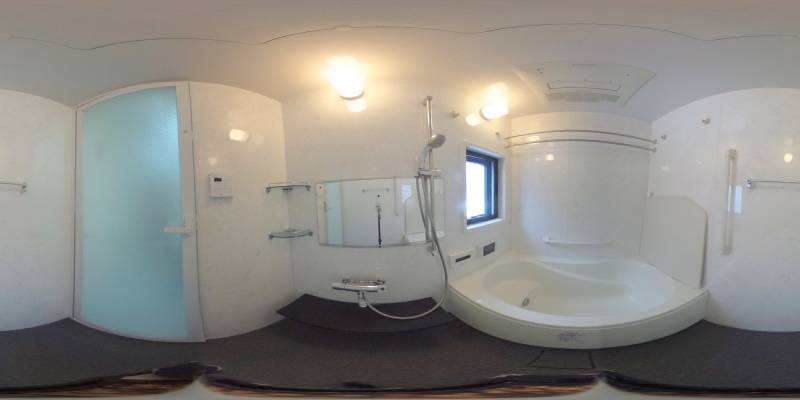 パノラマ画像バスルーム