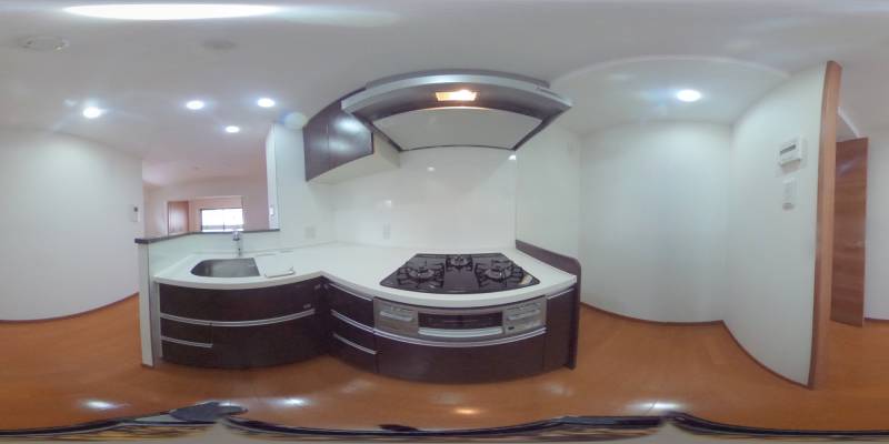 パノラマ画像キッチン