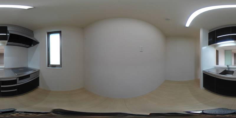 パノラマ画像キッチン