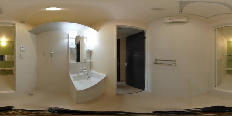 パノラマ画像洗面所