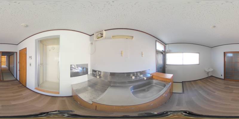 パノラマ画像キッチン