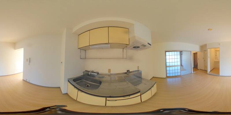 パノラマ画像キッチン