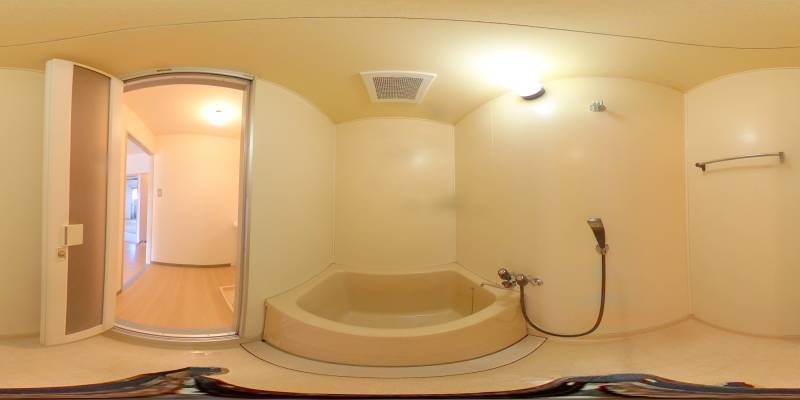 パノラマ画像バスルーム