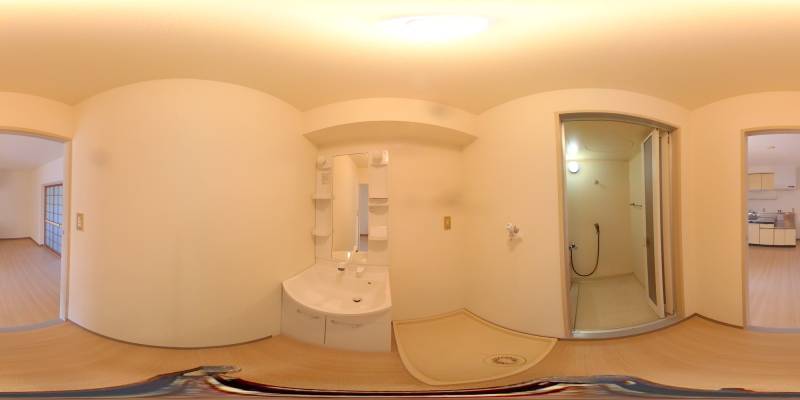 パノラマ画像洗面所