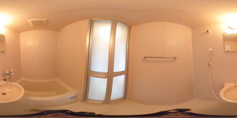 パノラマ画像バスルーム