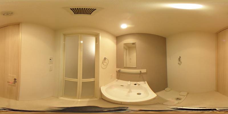 パノラマ画像洗面所