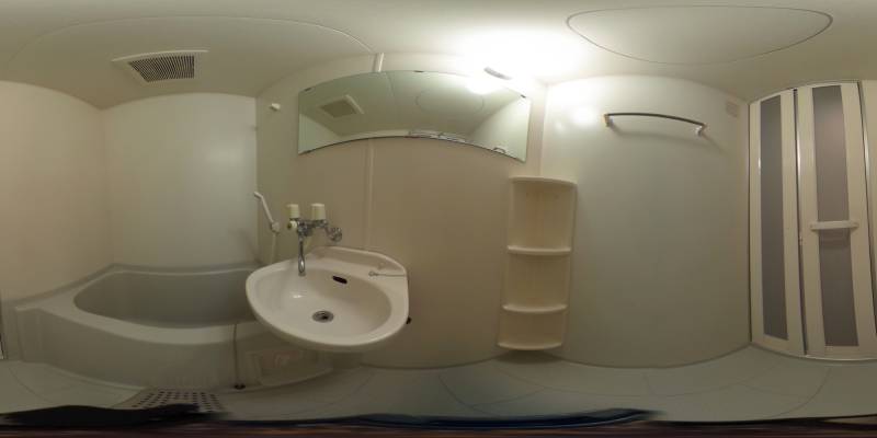 パノラマ画像バスルーム