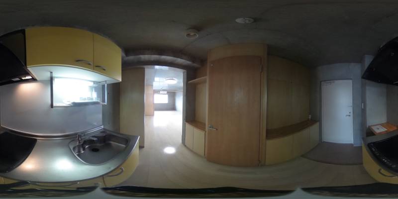 パノラマ画像キッチン