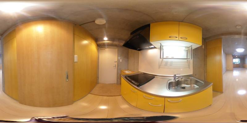 パノラマ画像キッチン