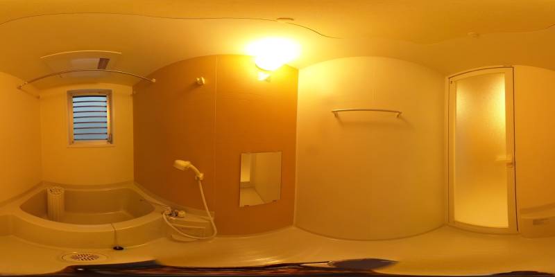 パノラマ画像バスルーム