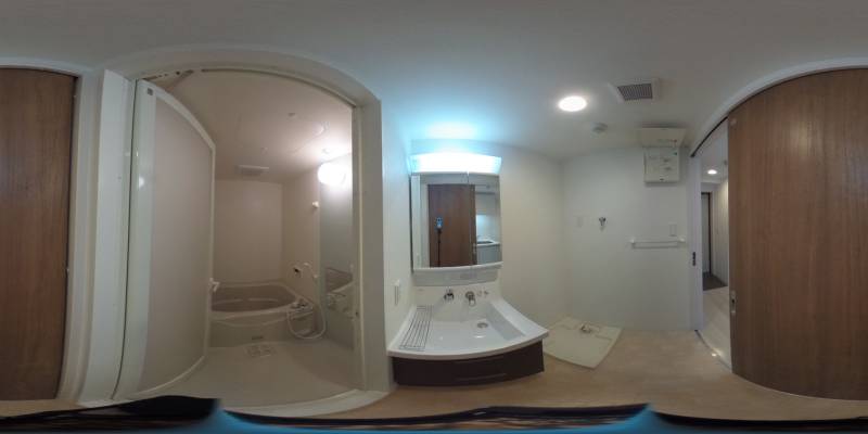 パノラマ画像バスルーム