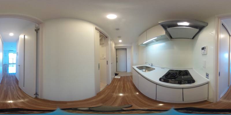 パノラマ画像キッチン