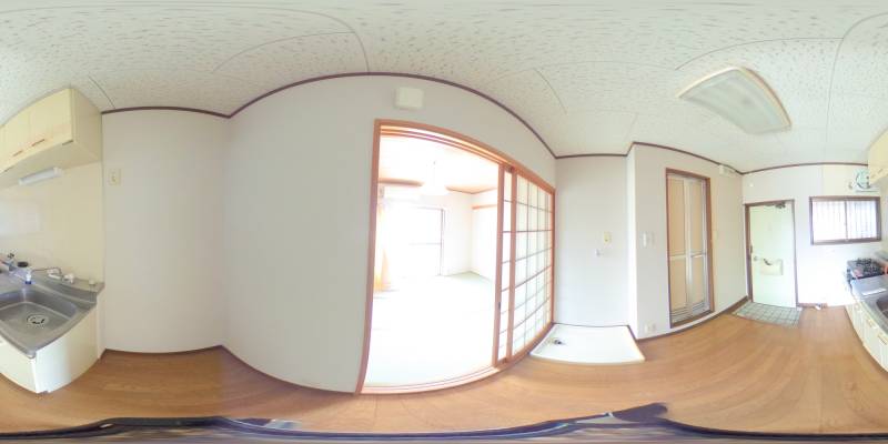 パノラマ画像キッチン