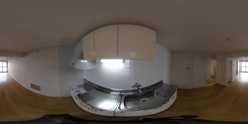 パノラマ画像キッチン