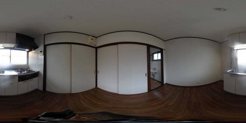 パノラマ画像キッチン