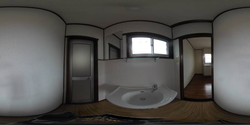 パノラマ画像洗面所