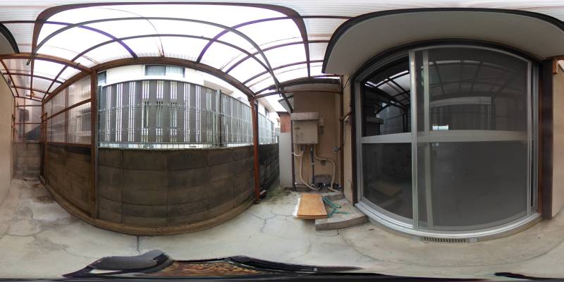 パノラマ画像バルコニー