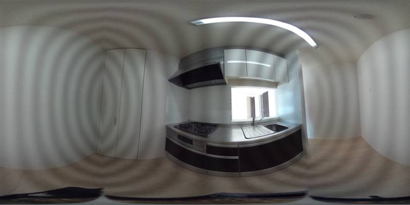 パノラマ画像キッチン