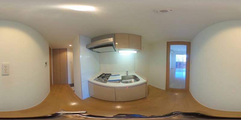 パノラマ画像キッチン