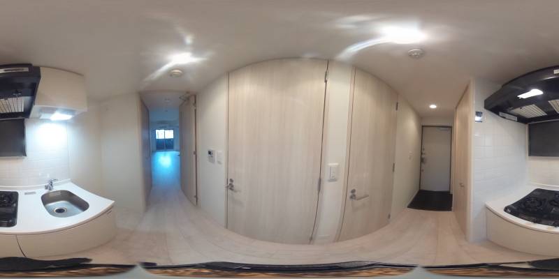 パノラマ画像キッチン