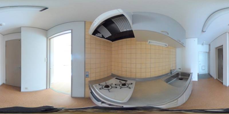 パノラマ画像キッチン